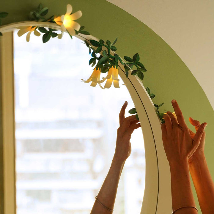 Handmade White Flower Design Fairy Light