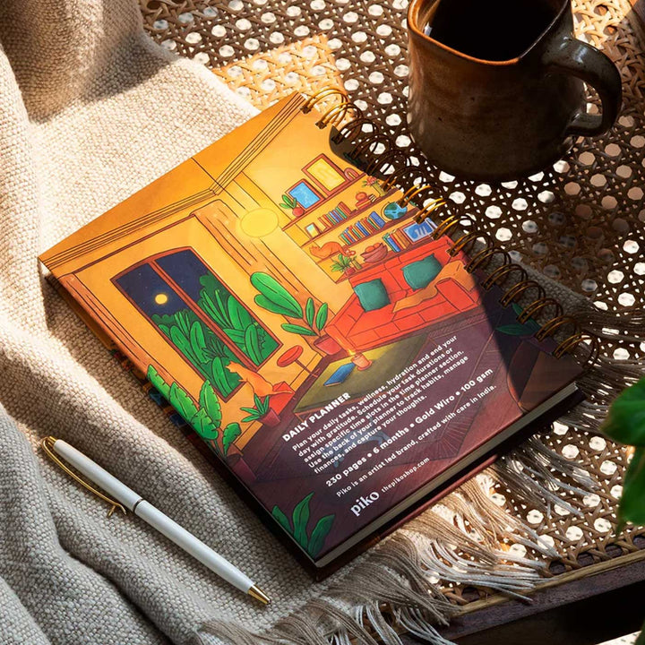 Cozy Room Daily Planner | A5 Size | 230 Pages