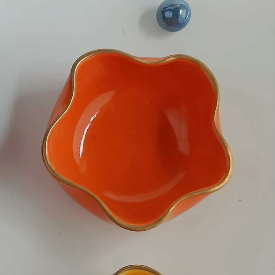 Handmade Twinkle Tara Bowl Shape Ceramic Tealight Holder