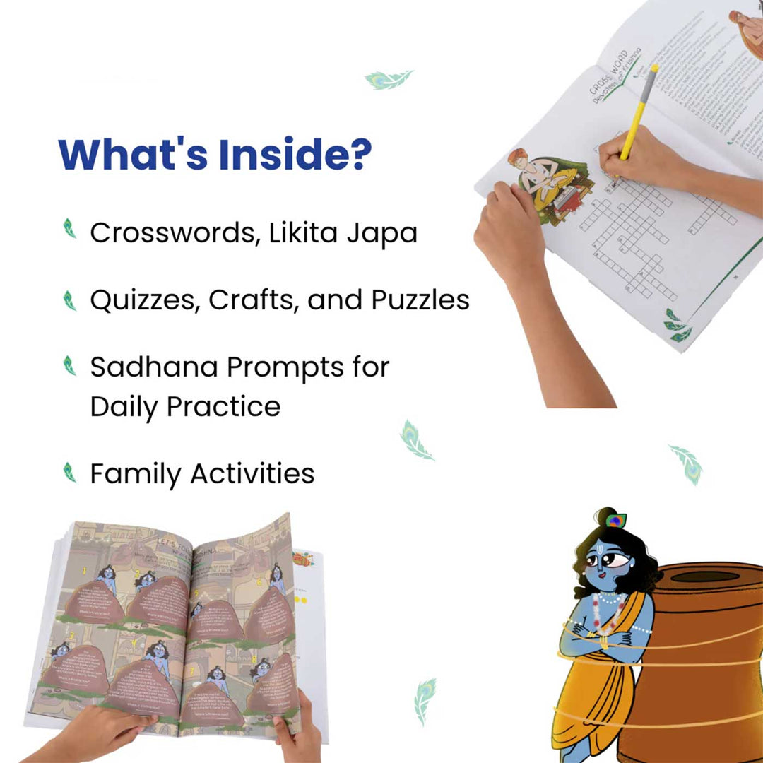Sarathi | Krishna Activity Book for Kids | Stories, Puzzles & Learning | 7+ Years