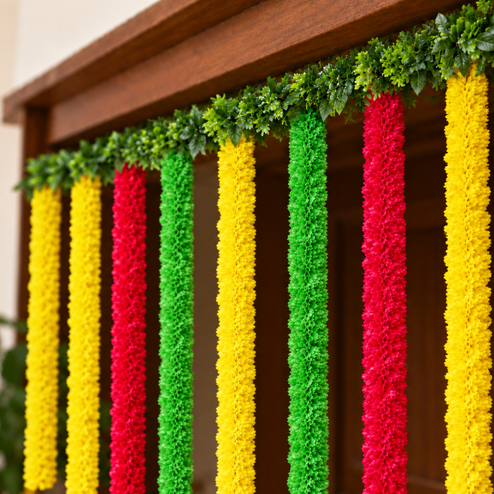 Solawood Rajnigandha Floral Festive Hangings