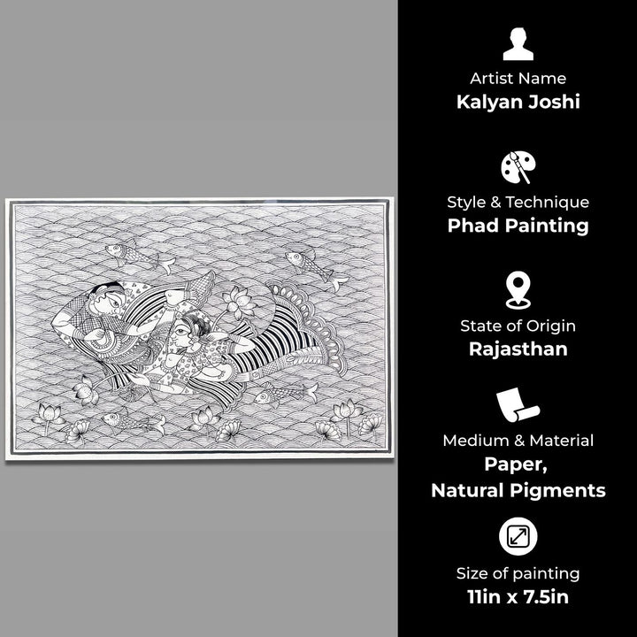 11 X 15 Inch | Jal Pari Paper Phad Painting