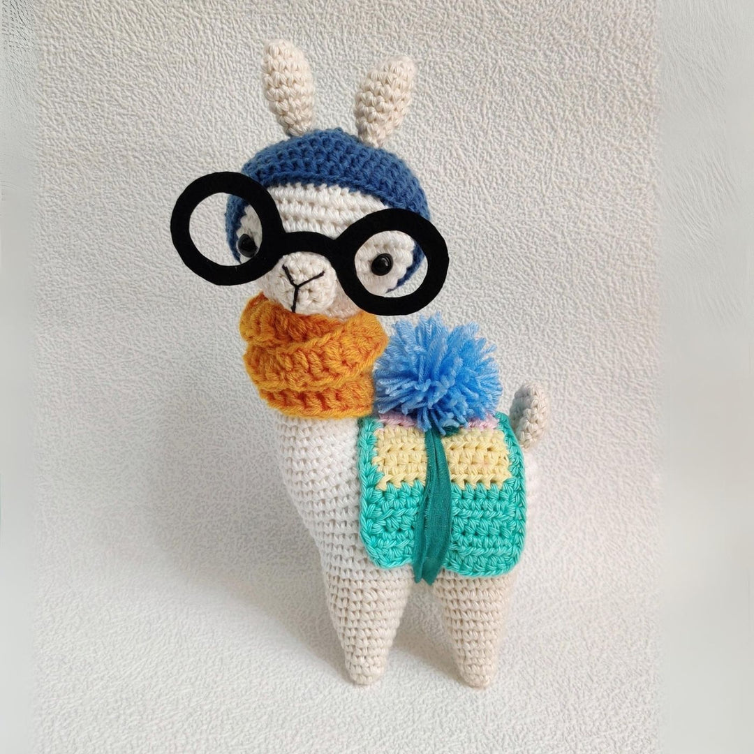 Handmade Crochet Llama Toy for Kids