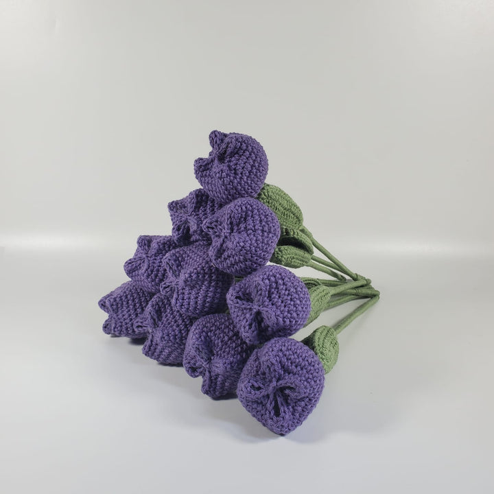 Handcrafted Crochet Tulip Flowers