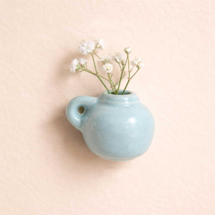 Set of 2 | Garden Whispers Mini Vase Porcelain Fridge Magnet
