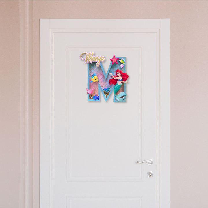 Personalized Kids 3D Monogram Nameplate with Lights