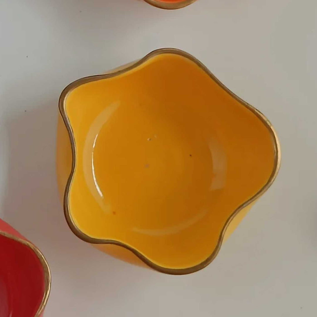 Handmade Twinkle Tara Bowl Shape Ceramic Tealight Holder