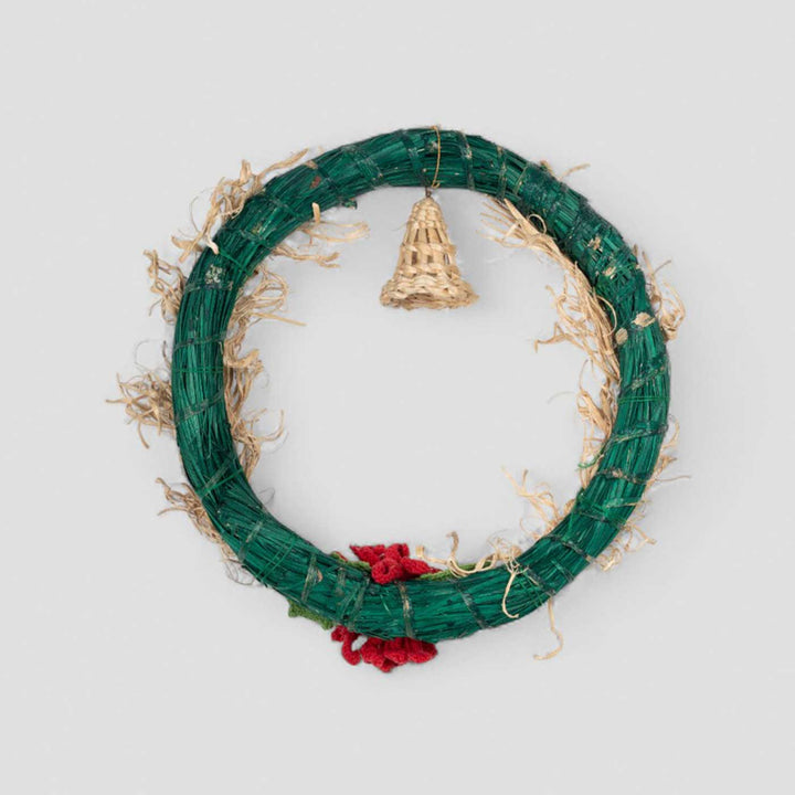 Lightweight Handmade Bamboo Jolly Bell Wreath