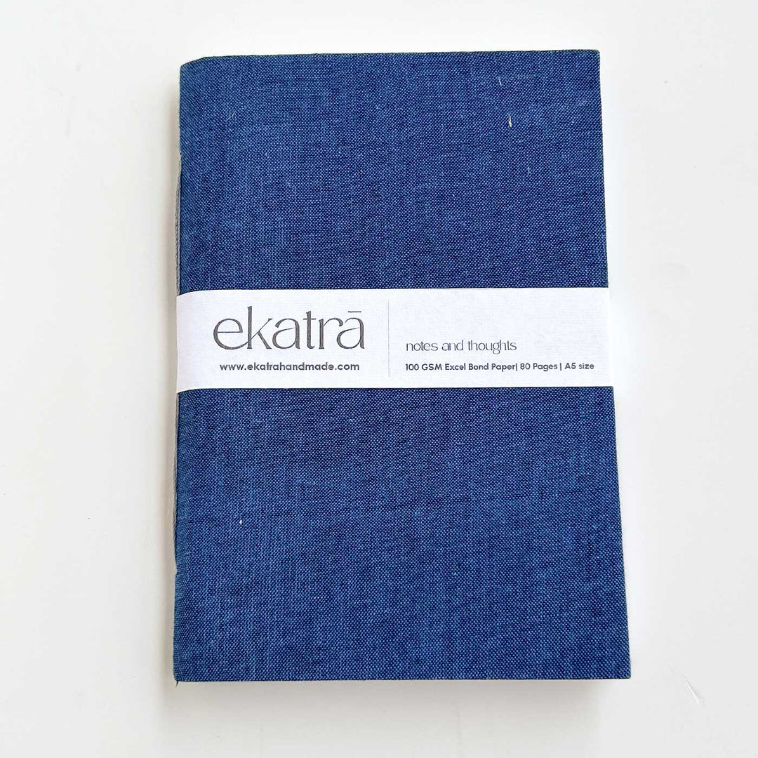 Solid Blue A5 Journal