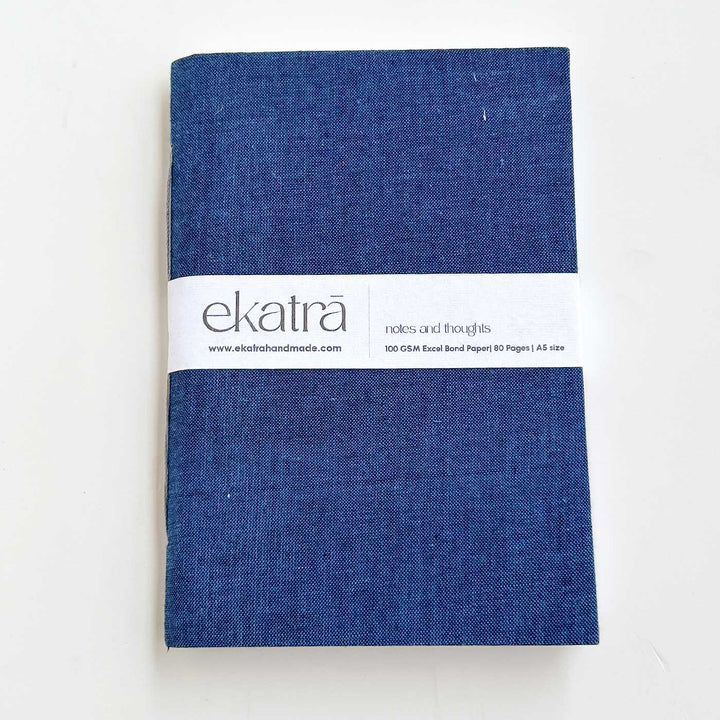 Solid Blue A5 Journal
