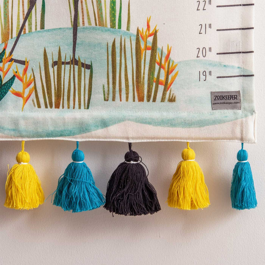 Personalized Treasure Hunt Theme Cotton Height Chart For Kids