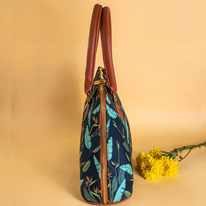 Birds of Paradise Vegan Leather Handbag