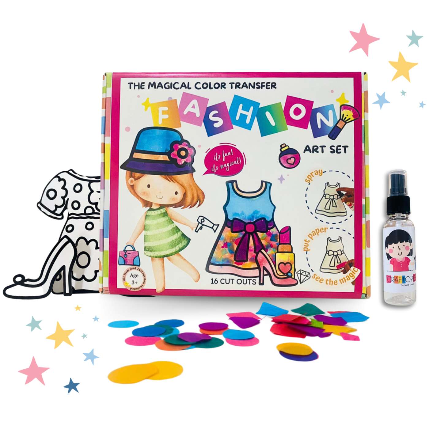 Buy Magical Color Transfer Fashion Theme DIY Kit Online On Zwende