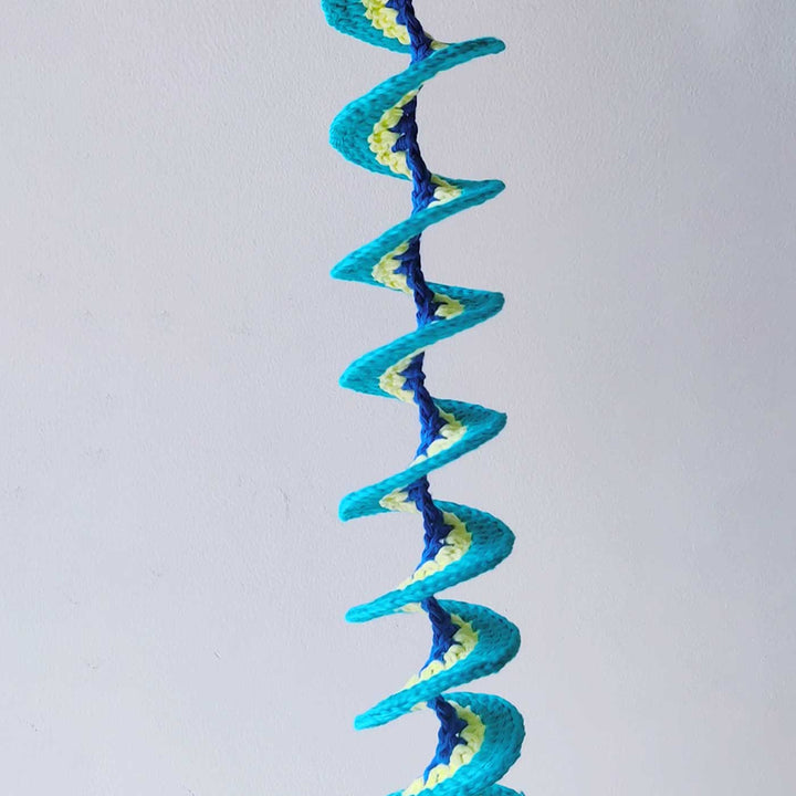 Handmade Spiral Crochet Cotton Hanging For Christmas Wall Decoration