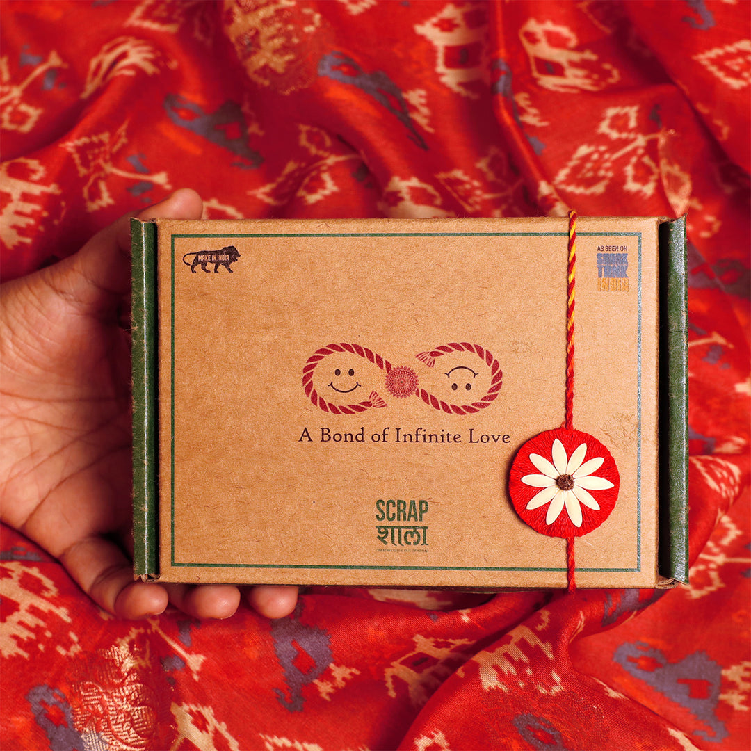 Plantable Beejbandhan Rakhi With Papaya & Cucumber Seeds For Brother