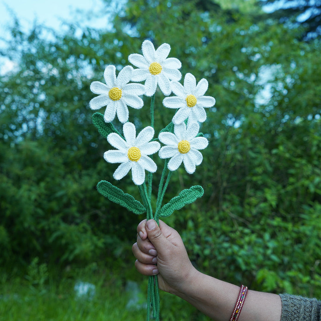 Handmade Crochet Daisy Flower