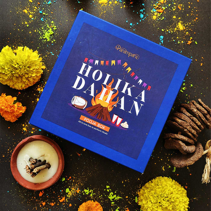22 Pc | Organic Premium Holika Dahan Pooja Box