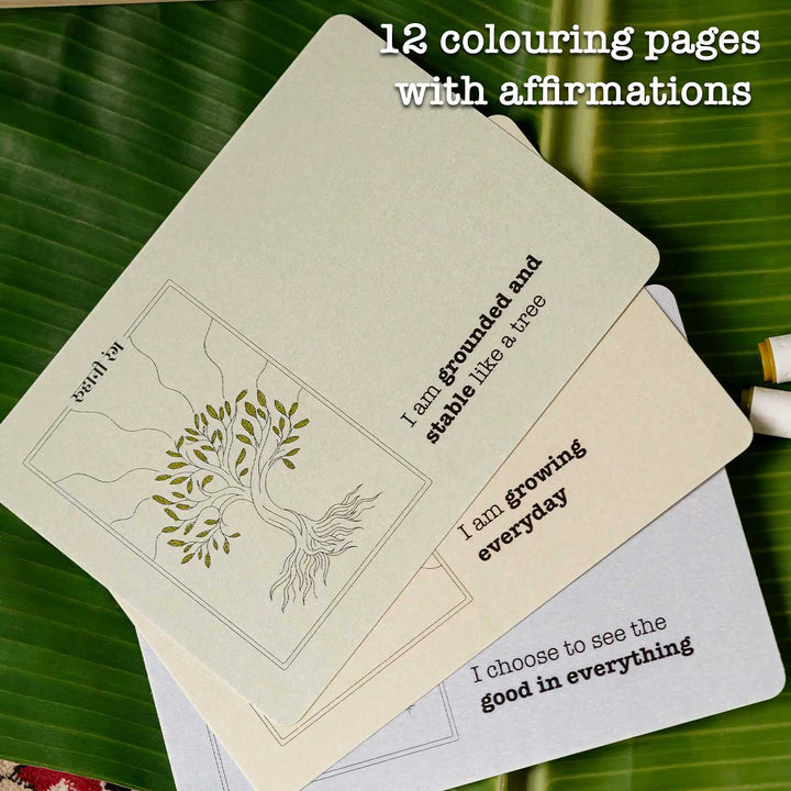 Handmade 2025 Affirmations Desk Calendar