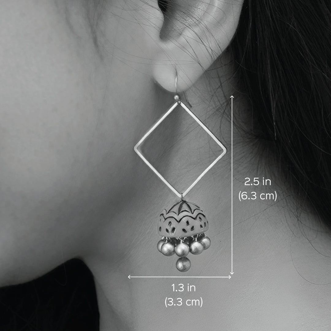 Handmade Fusion Terracotta Earrings