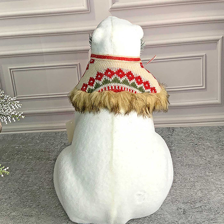 Big Snow Polar Bear Decor For Christmas Table Decoration