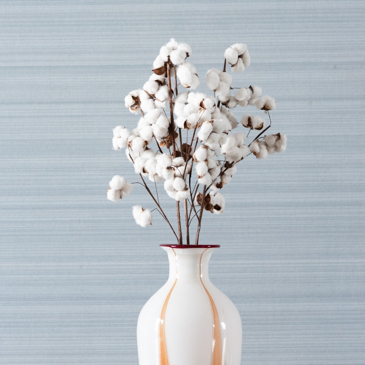 Handmade Cotton Branch Dried Flower Bunch | Set Of 5
