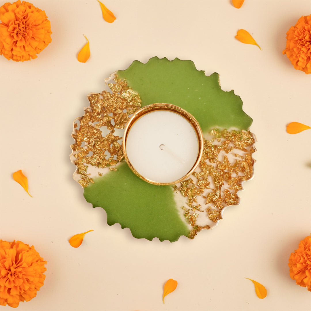 Handmade Decorative Resin Tealight Holder