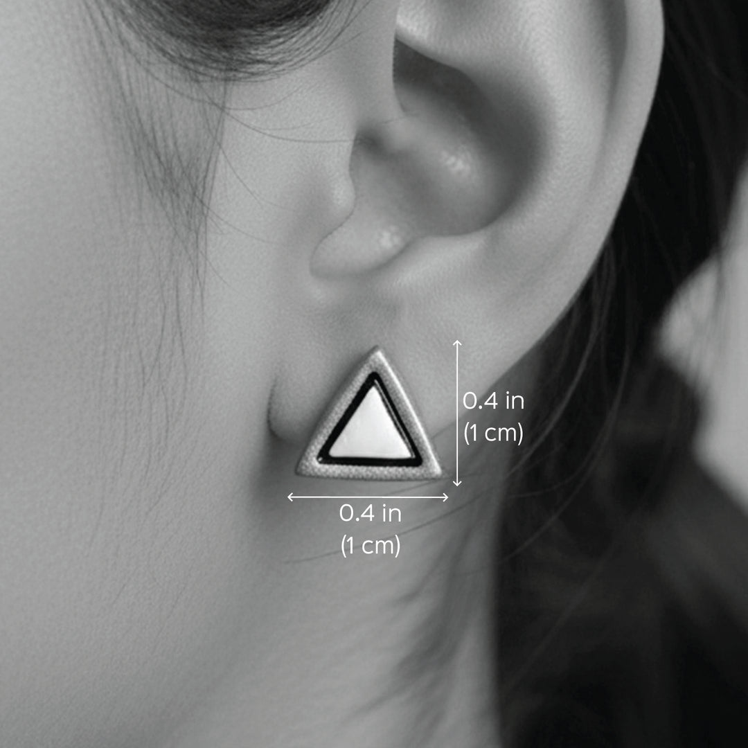 6 Pc | Handmade Geometric Terracotta Earrings | Set Of 3