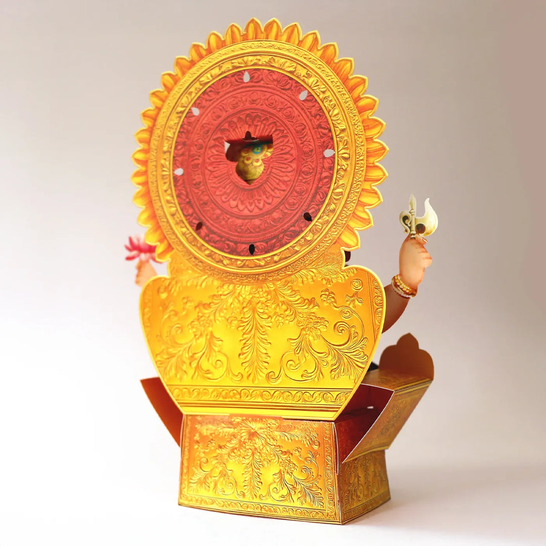 Ready To Make Ganesha Idol Paper Diy Kit | 13 Inces