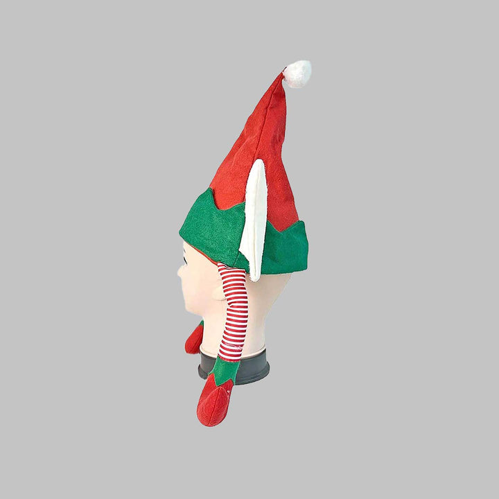 Handmade Long Elf Legs & Ears Felt Santa Hat | Xmas Gifting Ideas
