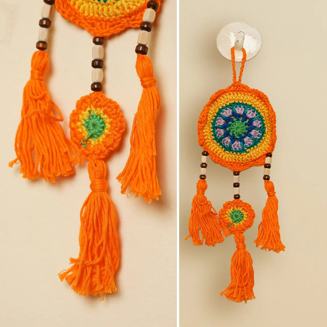 Handmade Svadhisthana Chakra Crochet Hanging