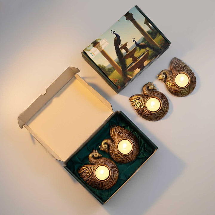 Handmade Duck Shape Terracotta Tealight Holder | Set Of 4