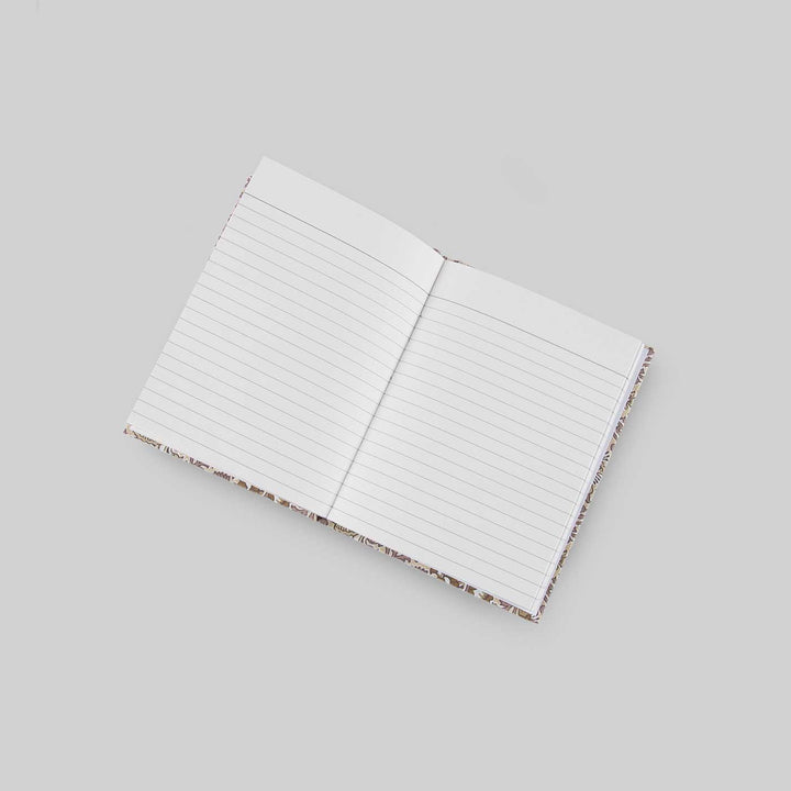 Handmade Block Printed Beige Notebook