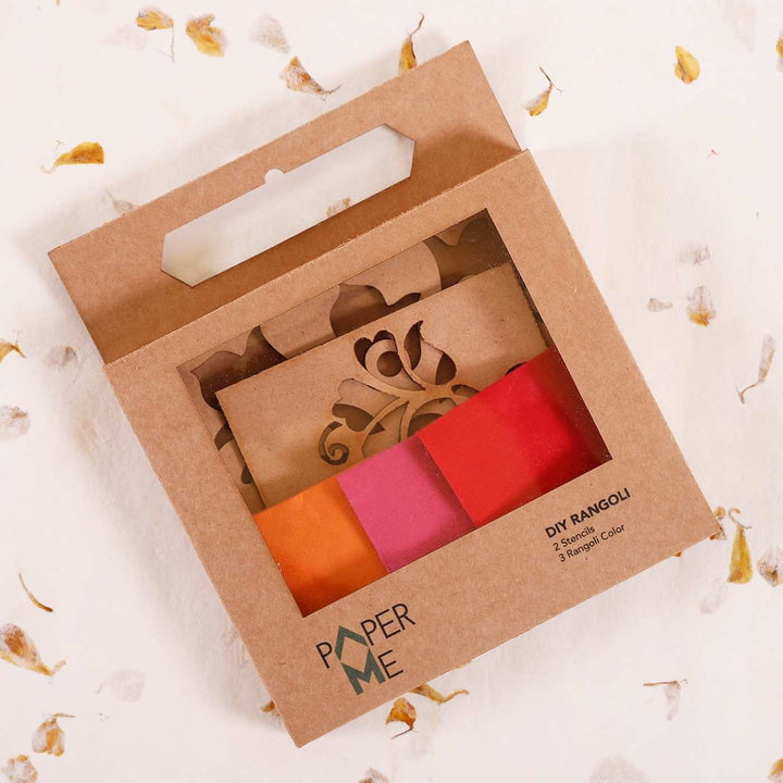 Reusable Rangoli Floral DIY Kit | Set of 5