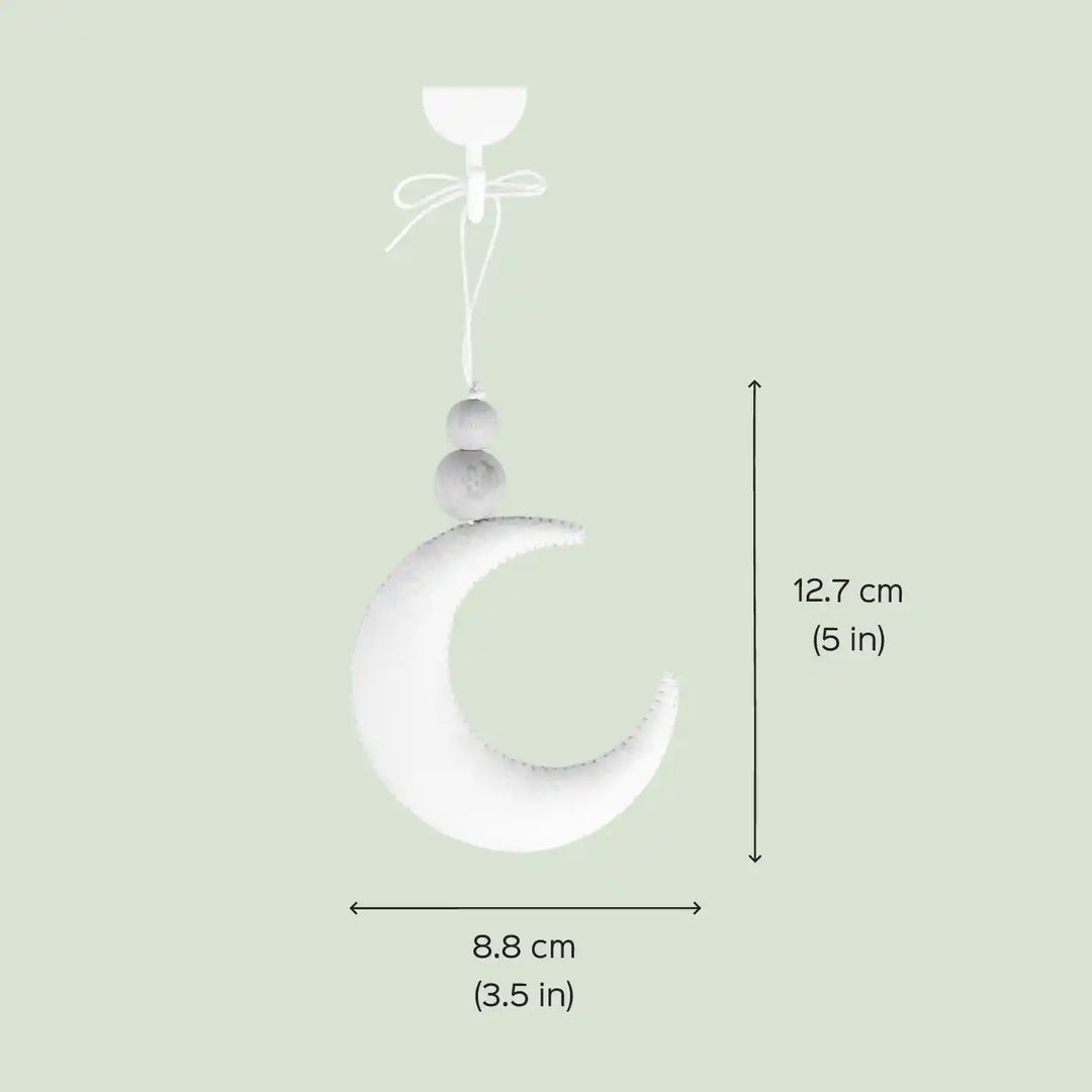 Handmade Moon Felt Hanging For Kids
