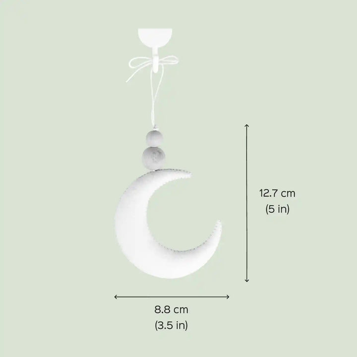 Handmade Moon Felt Hanging For Kids