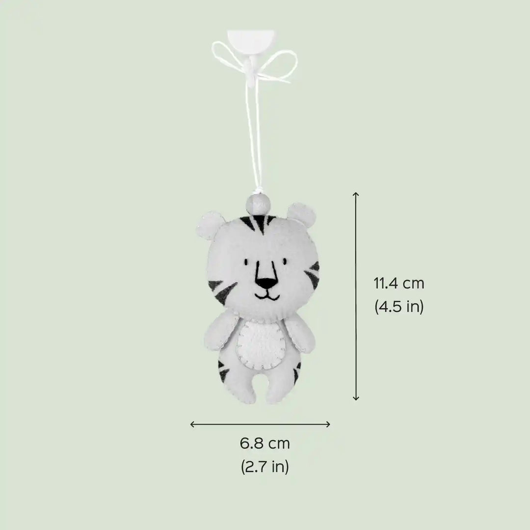Handmade Tiger Felt Hanging For Kids
