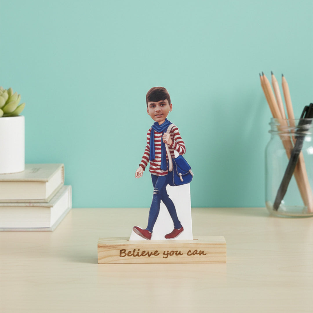 Believe You Can Photo Personalized Acrylic Cutout
