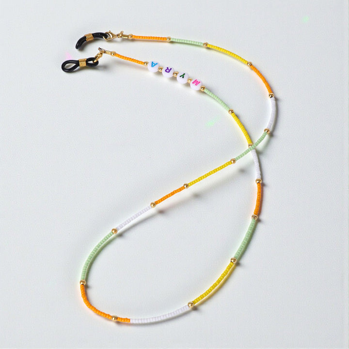 Personalized Beaded Multicolor Spectacle/Eye Glass Chain For Kids