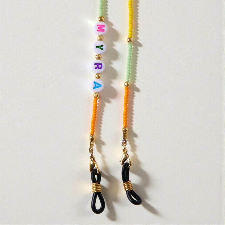 Personalized Beaded Multicolor Spectacle/Eye Glass Chain For Kids