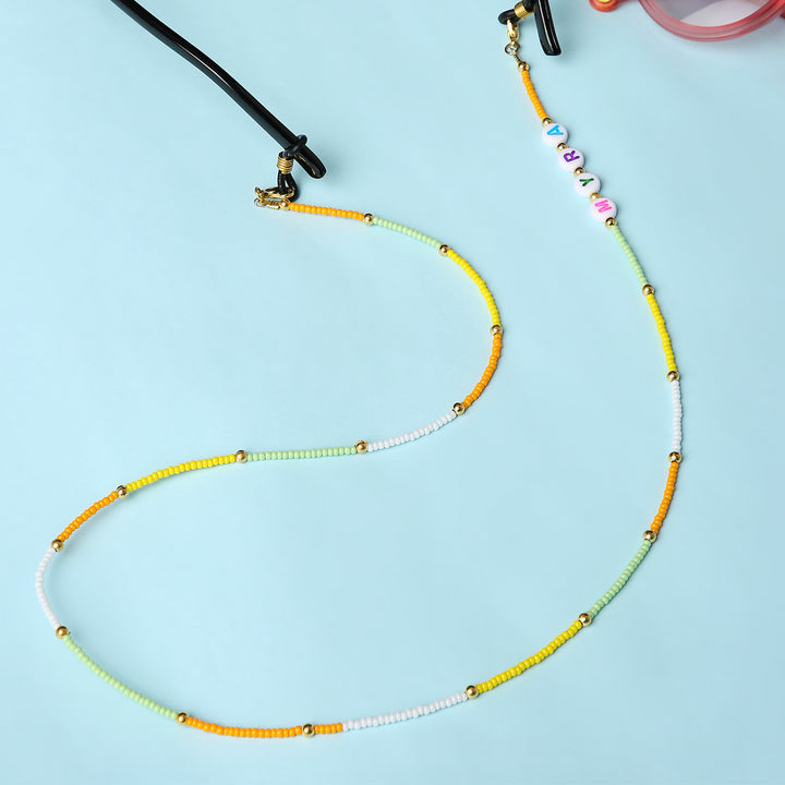 Personalized Beaded Multicolor Spectacle/Eye Glass Chain For Kids