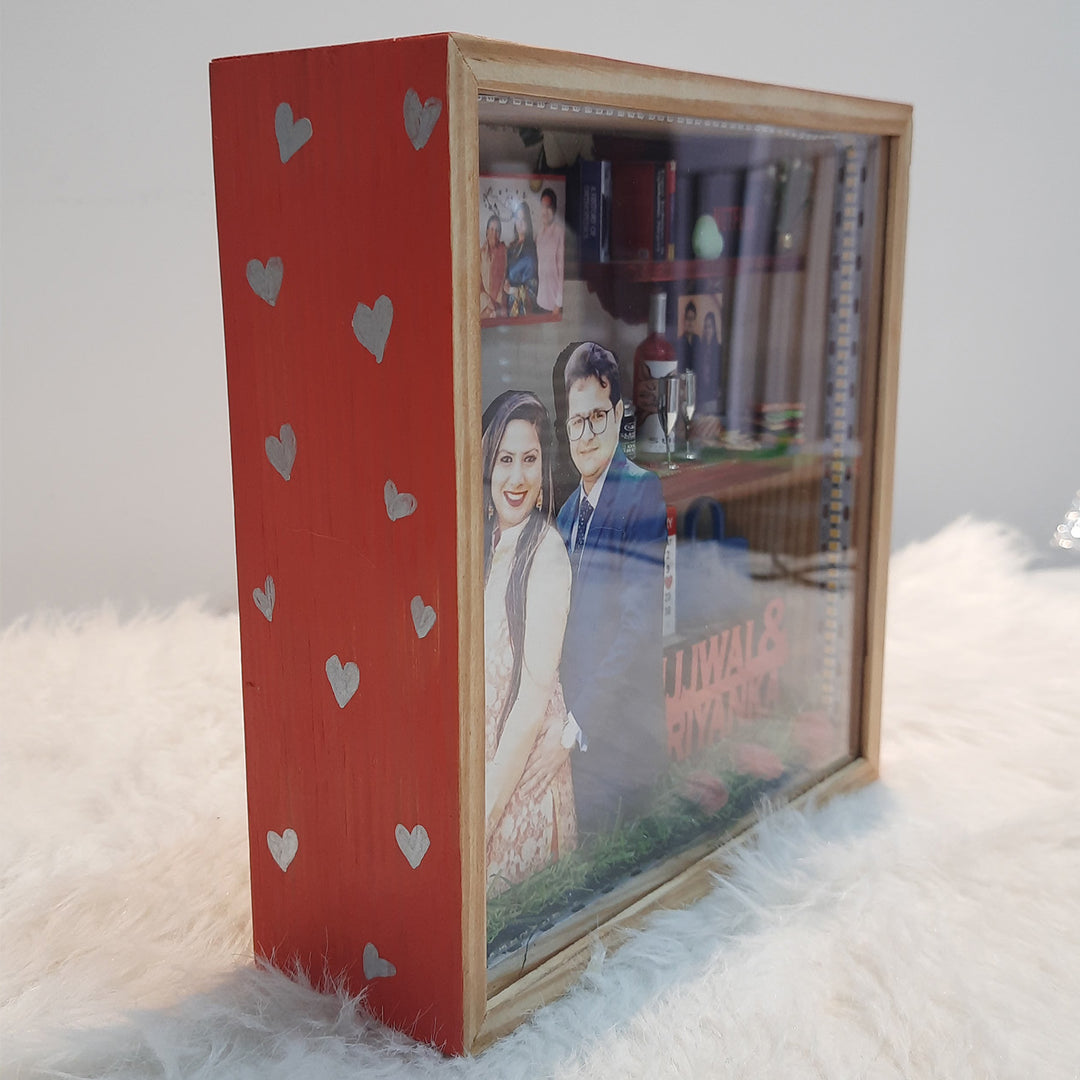 Anniversary Theme Photo Personalized Minature Frame