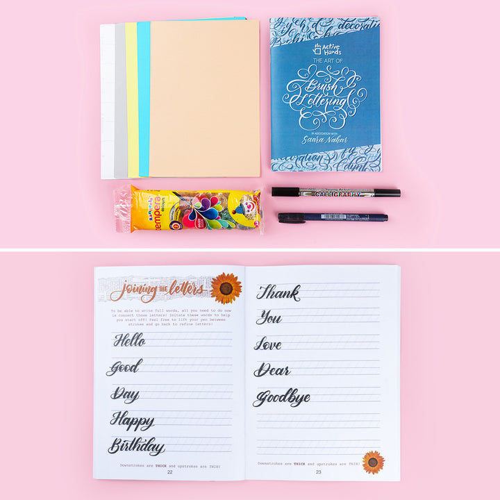 Meditative Brush Lettering DIY Kit