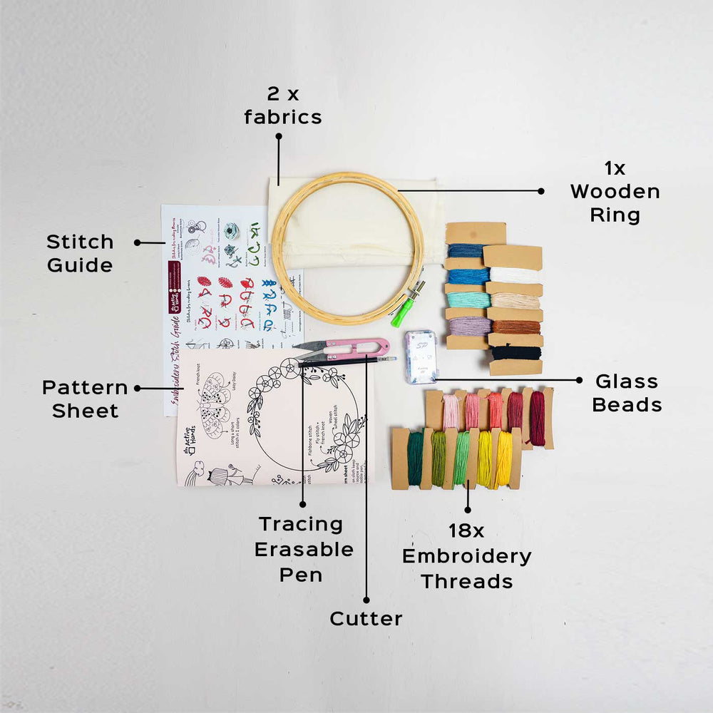 Artsy Block Printing DIY Kit with Tote Bag - Zwende
