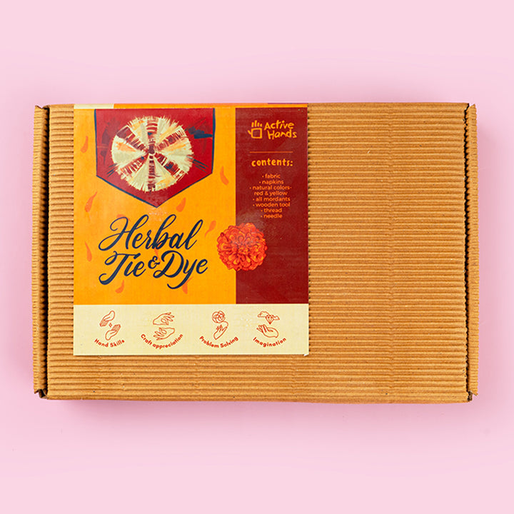 Traditional Herbal Tie & Dye DIY KIt with Fabric - Zwende
