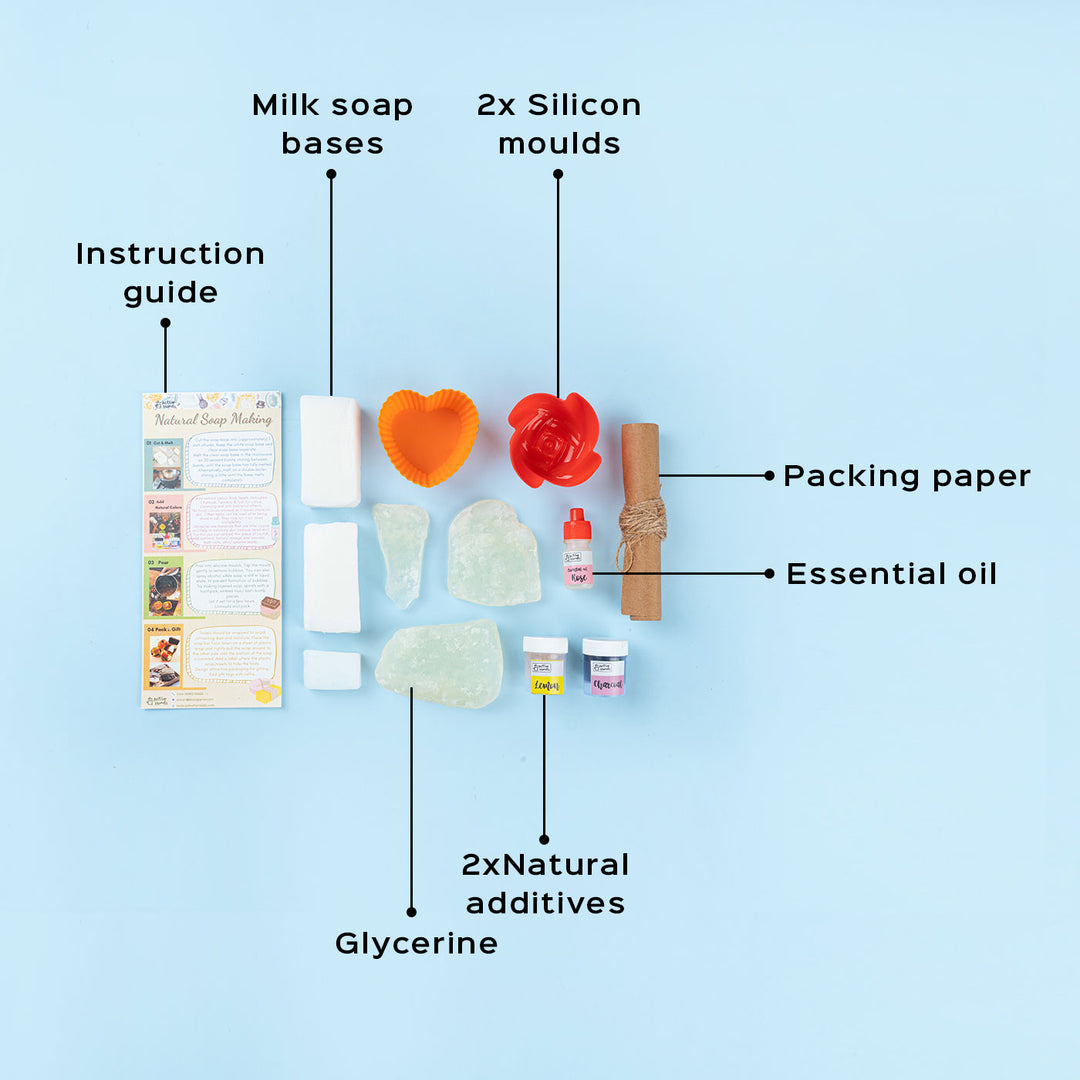 Traditional Soap Making DIY Kit with Natural ingredients