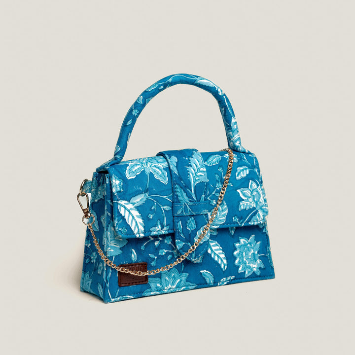 Ambar Hand Block Printed Medium Chiq Bag