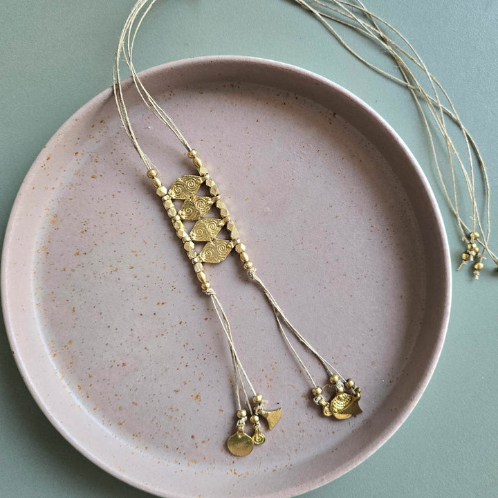 Handmade Amelia Brass Necklace