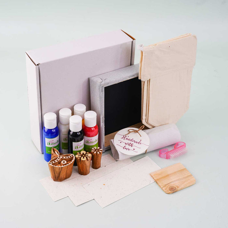 Toran Block Printing DIY Kit I Door Bunting for Festive Season