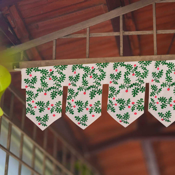 Toran Block Printing DIY Kit I Door Bunting for Festive Season - Zwende