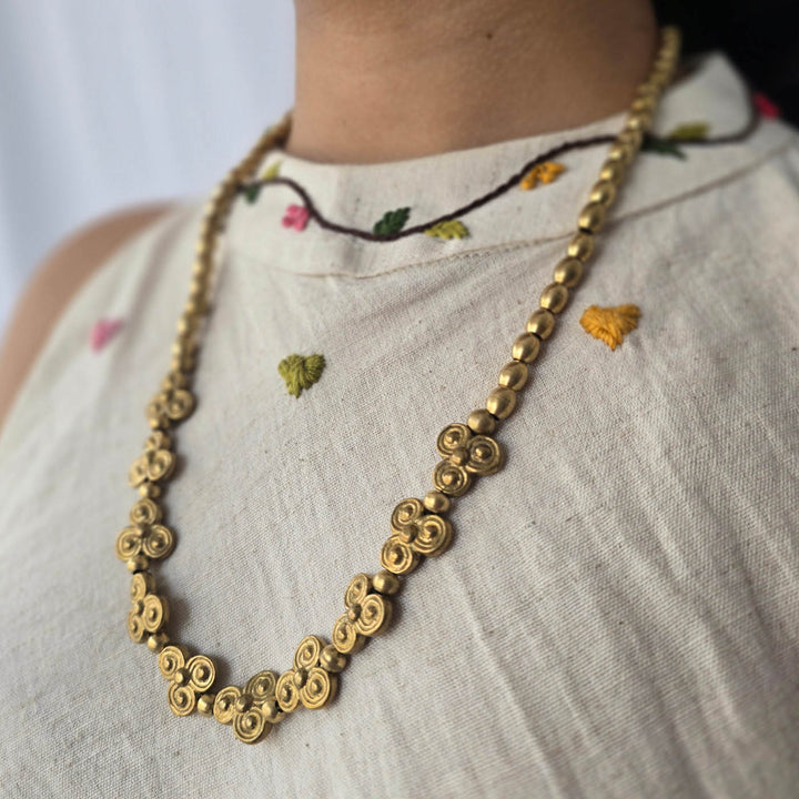 Handmade Ananya Brass Necklace